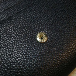 Fashion Zumi Grainy Leather Continental Wallet 573612 Black