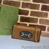 Replicas Horsebit 1955 chain wallet 621892 Brown