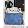 Replicas Small Flap Bag AS3134 Blue