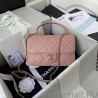 Wholesale Small Flap Bag With Top Handle AS2680 Pink