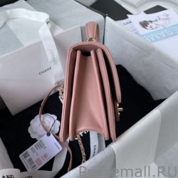 Wholesale Small Flap Bag With Top Handle AS2680 Pink