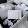 Wholesale Small Flap Bag With Top Handle AS2680 White