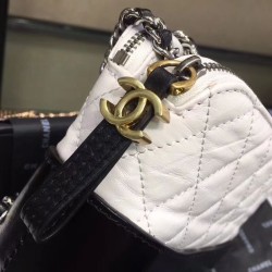 AAA+ Gabrielle Clutch With Chain Black /White