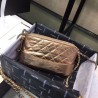 High Gabrielle Clutch With Chain Gold