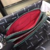 Perfect Gabrielle Clutch With Chain Green