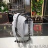 1:1 Mirror Medium Boy Flap Handbag A67086 Beige Silver