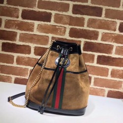 AAA+ Rajah Medium Bucket Bag 553961 Brown