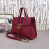 Knockoff Leather Top Handle Bag 476470 Red