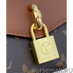 Replica Padlock On Strap Handbags M80763 Brown