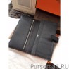 Top Quality Hermes Bearn Wallet In Black Epsom Leather