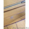 High Quality Hermes Bearn Wallet In Yellow Leather