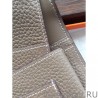 1:1 Mirror Hermes Dogon Wallet In Etain Leather