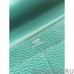 Copy Hermes Dogon Wallet In Malachite Leather