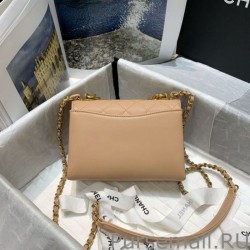 Inspired Pearl Boy Chain Bag AS2638 Apricot