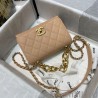 Inspired Pearl Boy Chain Bag AS2638 Apricot