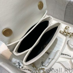 Inspired Pearl Boy Chain Bag AS2638 White