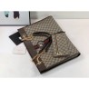 Fashion Rajah large tote Bag 537219 Brown