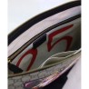 UK Angry cat print GG Supreme Flat Messenger 473886 Coffee