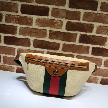 Replica Vintage Canvas Belt Bag 575082 Cream