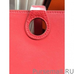 AAA+ Hermes Dogon Wallet In Vermillion Leather