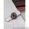 Cheap Hermes Dogon Wallet In White Leather