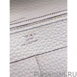 Cheap Hermes Dogon Wallet In White Leather