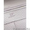 Cheap Hermes Dogon Wallet In White Leather