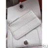 Cheap Hermes Dogon Wallet In White Leather