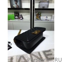 Replicas Small Boy Flap Shoulder Bag A67085 Black