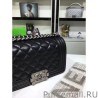 Knockoff Small Boy Flap Shoulder Bag A67085 Black Silver Haredware