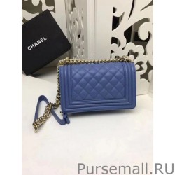 Knockoff Small Boy Flap Shoulder Bag A67085 Blue