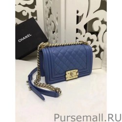 Knockoff Small Boy Flap Shoulder Bag A67085 Blue