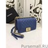 Knockoff Small Boy Flap Shoulder Bag A67085 Blue