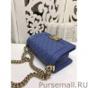 Knockoff Small Boy Flap Shoulder Bag A67085 Blue