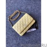 Top Classic Grained Woc Bag A33814 Apricot