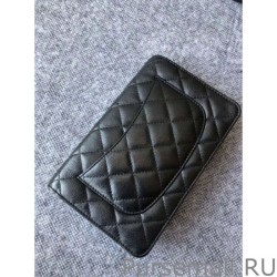 Best Classic Grained Woc Bag A33814 Black