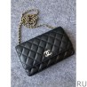 Best Classic Grained Woc Bag A33814 Black