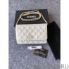 AAA+ Classic Grained Woc Bag A33814 White