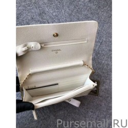 AAA+ Classic Grained Woc Bag A33814 White