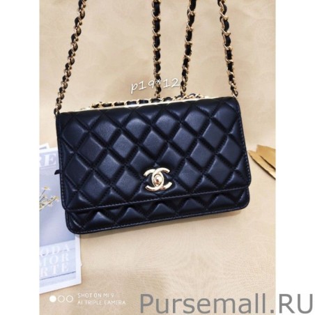 Top Classic Lambskin Woc Bag A80972 Black