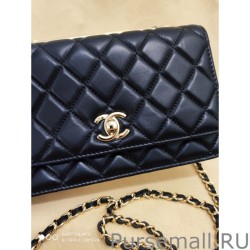 Top Classic Lambskin Woc Bag A80972 Black