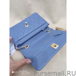 Fashion Classic Lambskin Woc Bag A80972 Blue