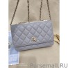 1:1 Mirror Classic Lambskin Woc Bag A80972 Gray