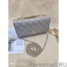 1:1 Mirror Classic Lambskin Woc Bag A80972 Gray