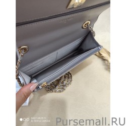 1:1 Mirror Classic Lambskin Woc Bag A80972 Gray