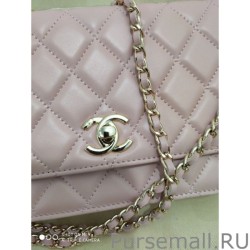 Perfect Classic Lambskin Woc Bag A80972 Pink