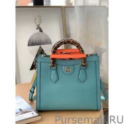 High Quality Diana small Tote Bag 660195 Light Blue