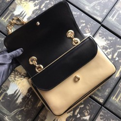 High Quality Leather Small Shoulder Bag 576421 Apricot