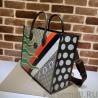 1:1 Mirror Medium tote with geometric print 674148