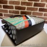 1:1 Mirror Medium tote with geometric print 674148